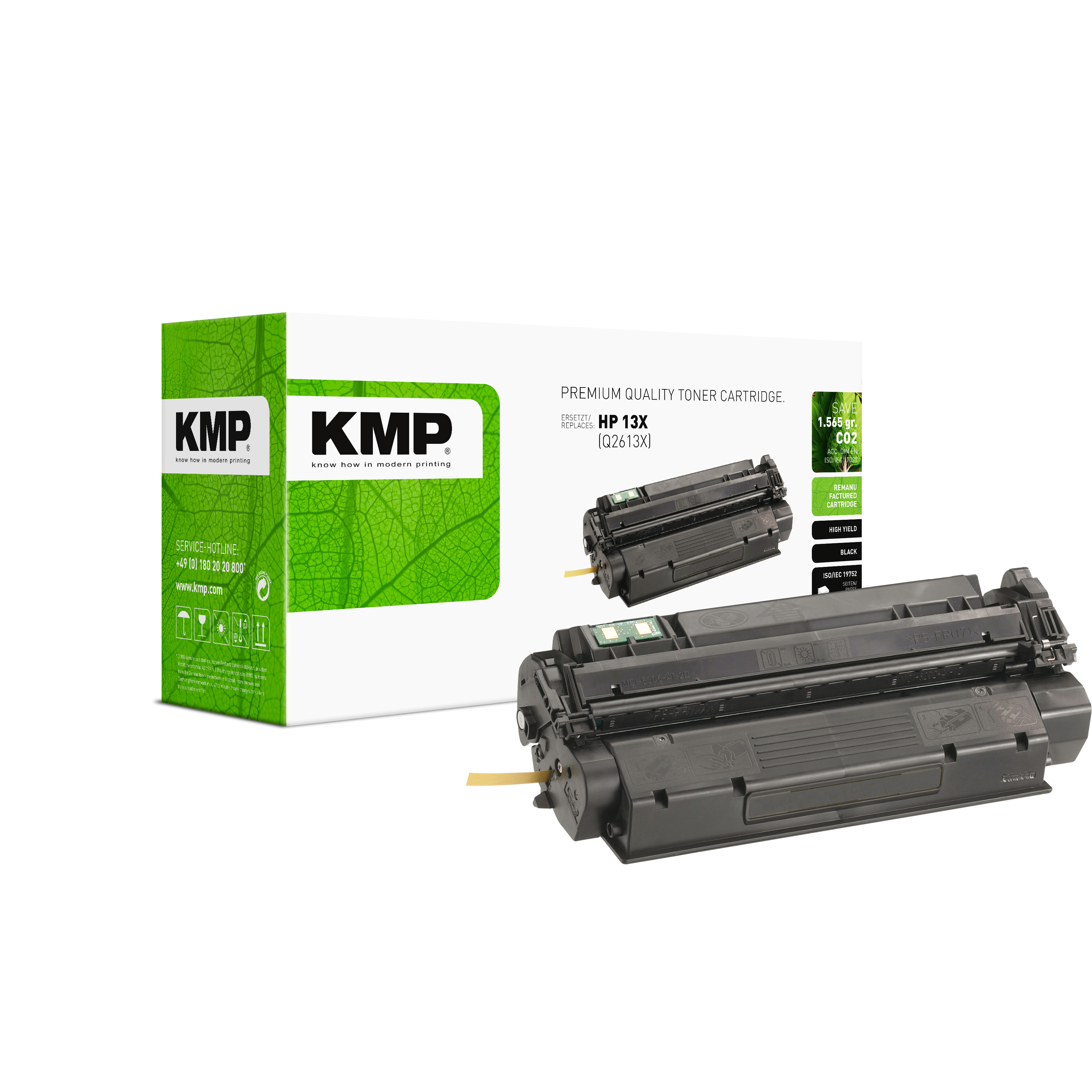 KMP H-T24 kompatibilní toner HP 13X (Q2613X), černý