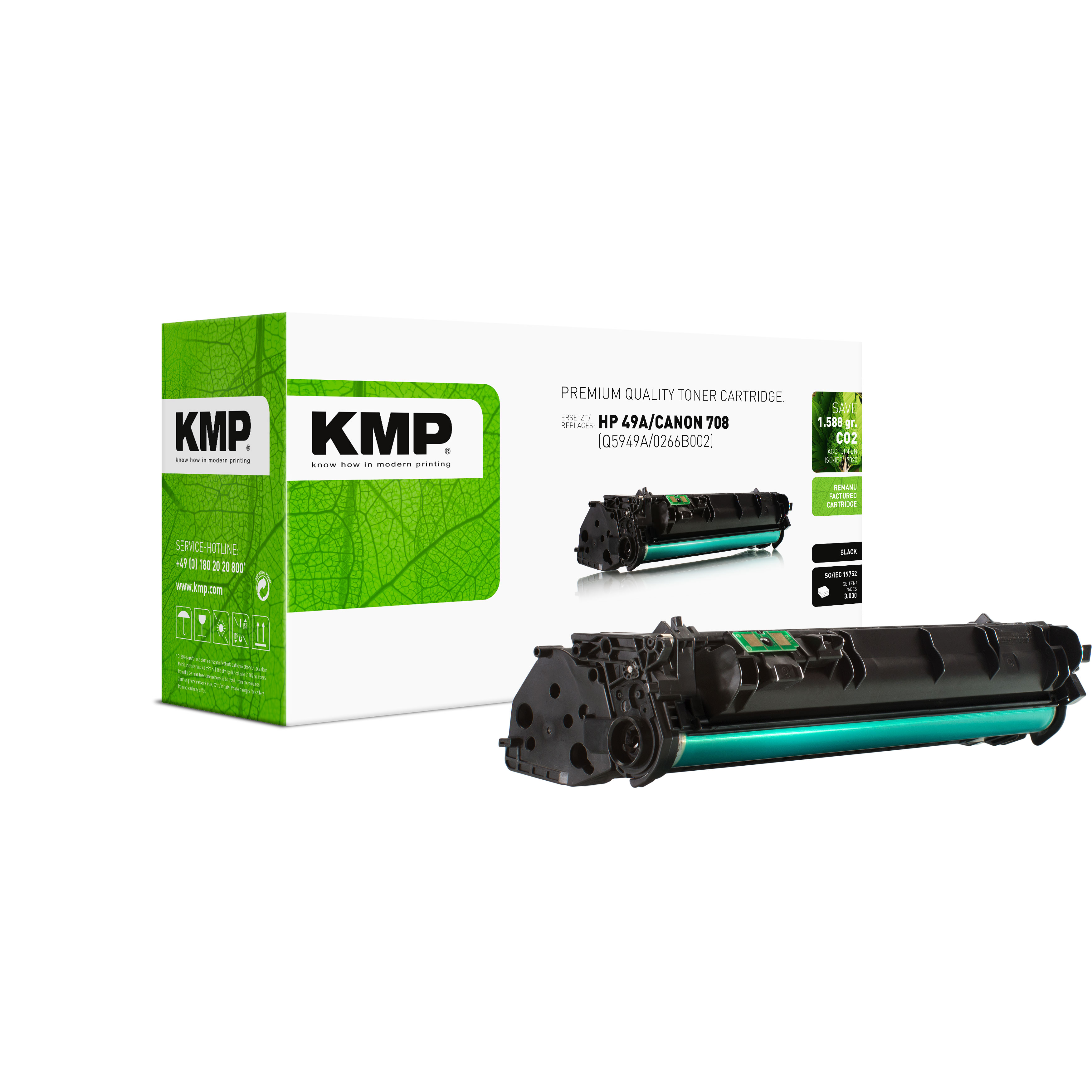KMP H-T70 kompatibilní toner HP 49A (Q5949A), černý