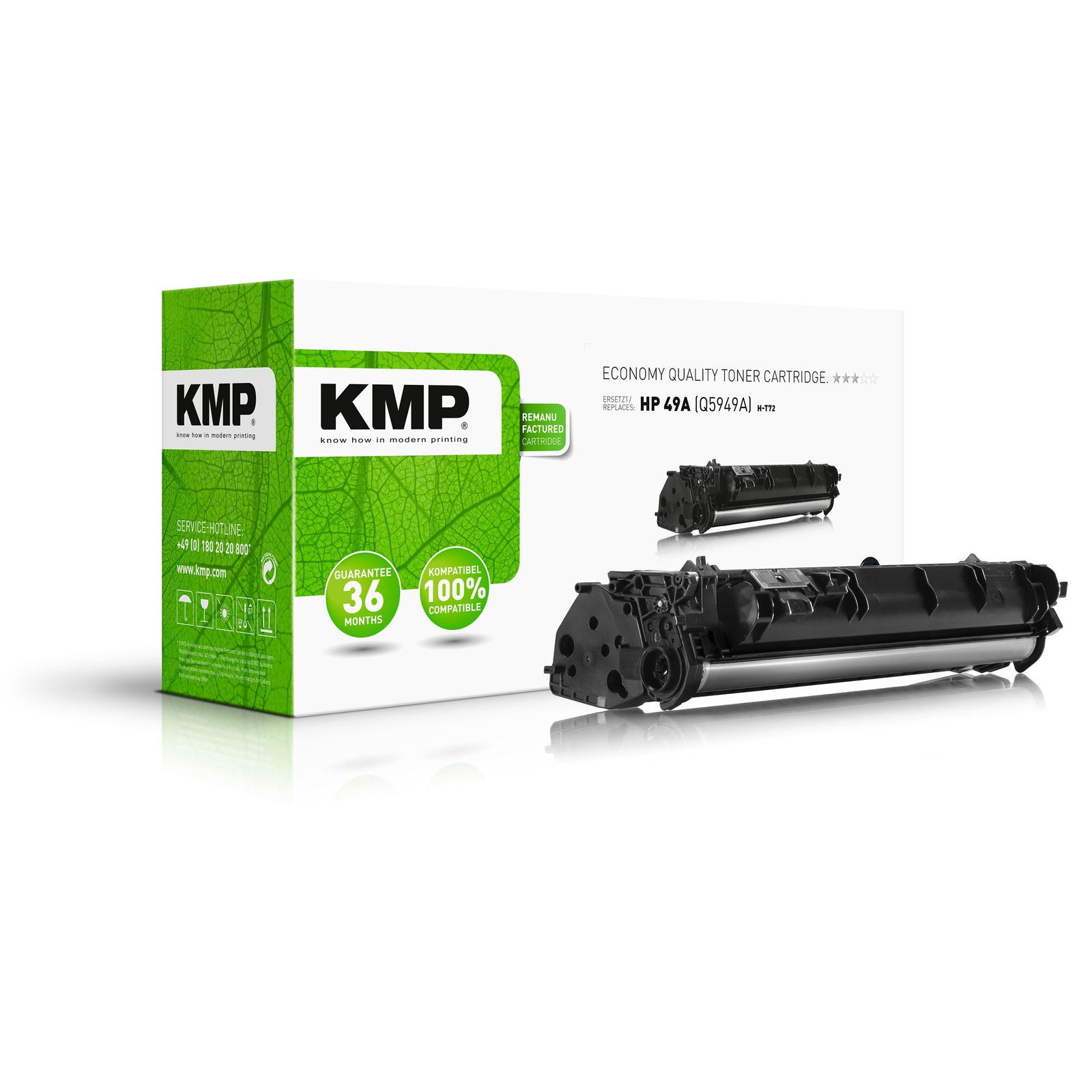 KMP H-T72 kompatibilní toner HP 49A (Q5949A), černý
