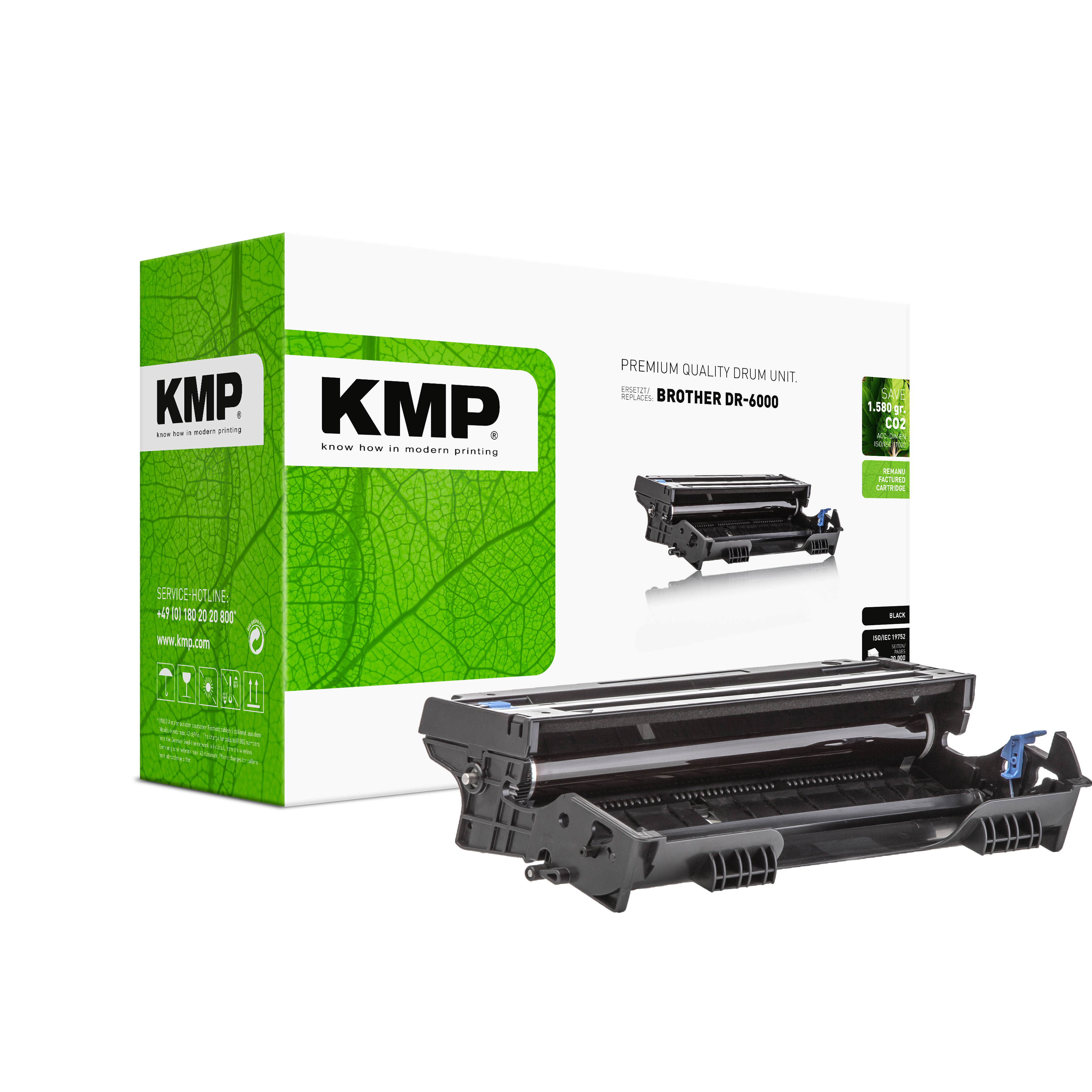 KMP B-DR1 kompatibilní fotoválec Brother DR6000, černý