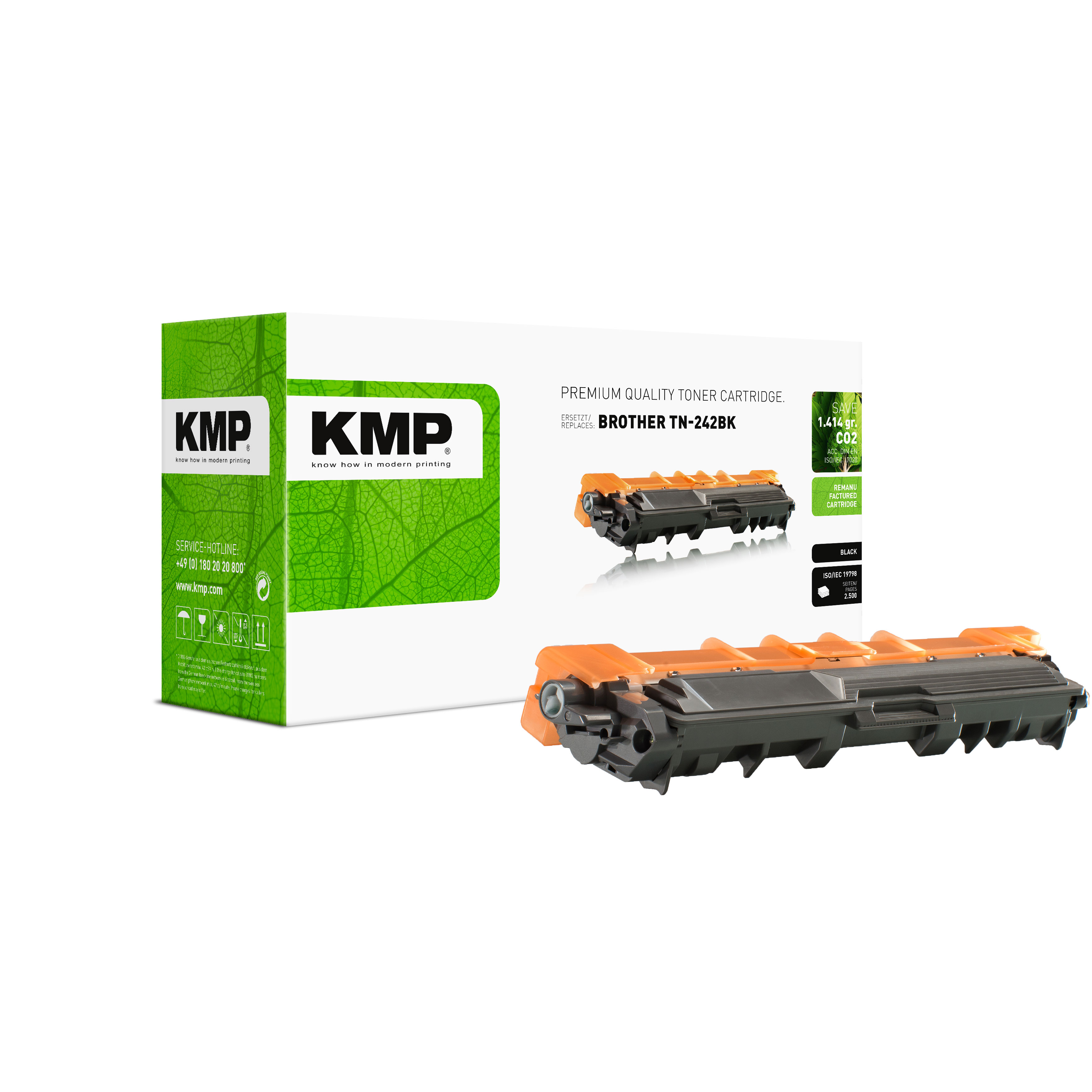 KMP B-T57 kompatibilní toner Brother TN242BK, černý