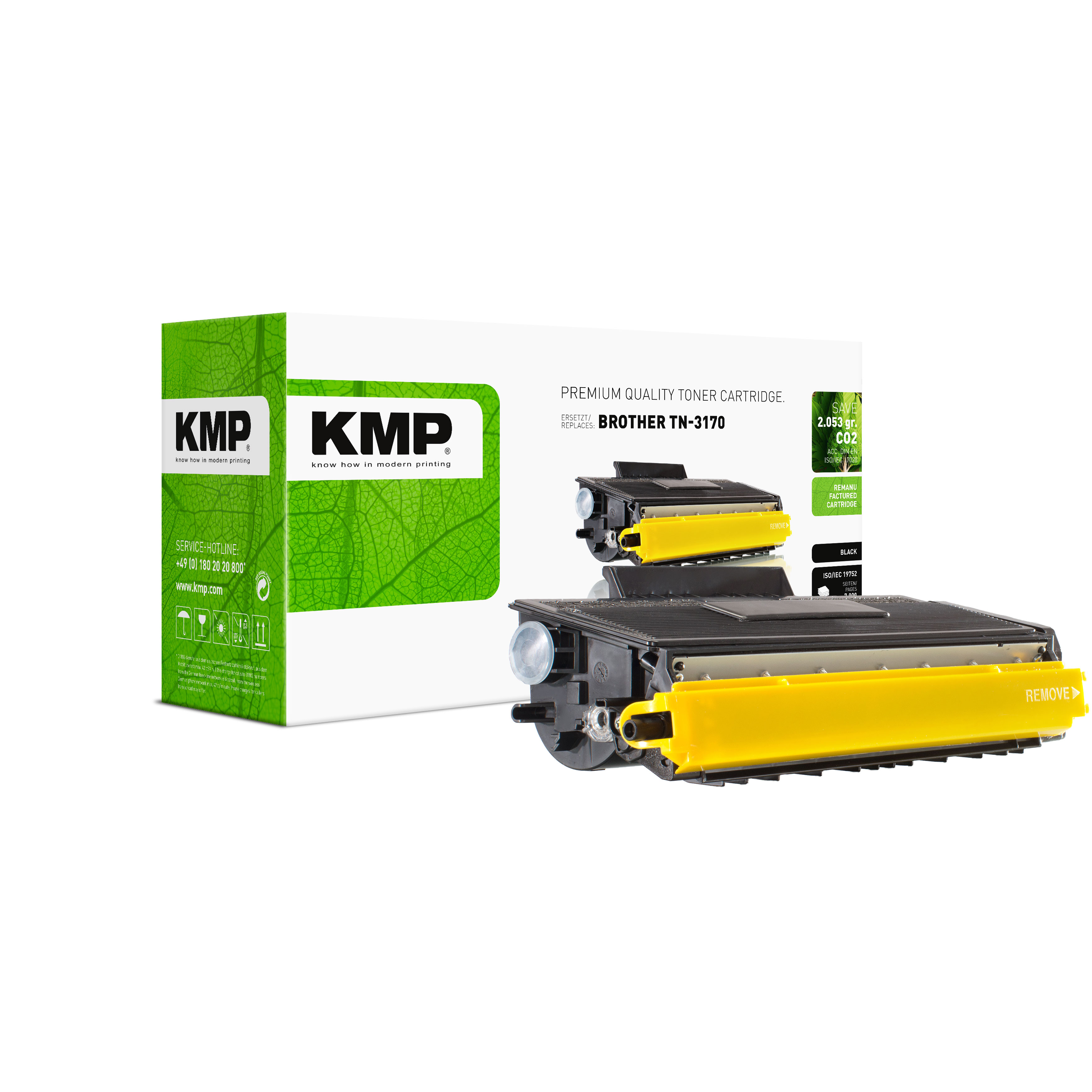 KMP B-T15 kompatibilní toner Brother TN3170, černý