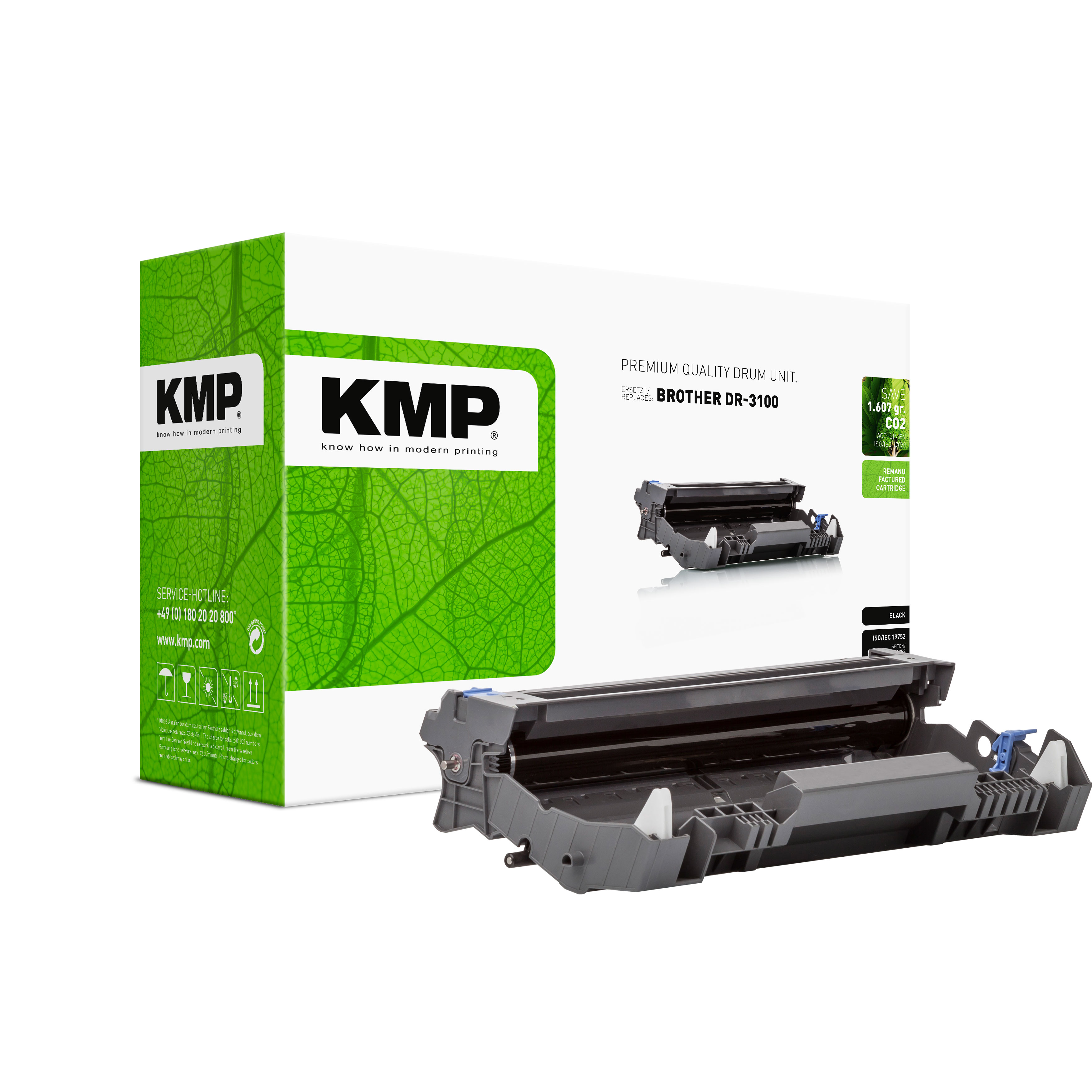 KMP B-DR15 kompatibilní fotoválec Brother DR3100, černý