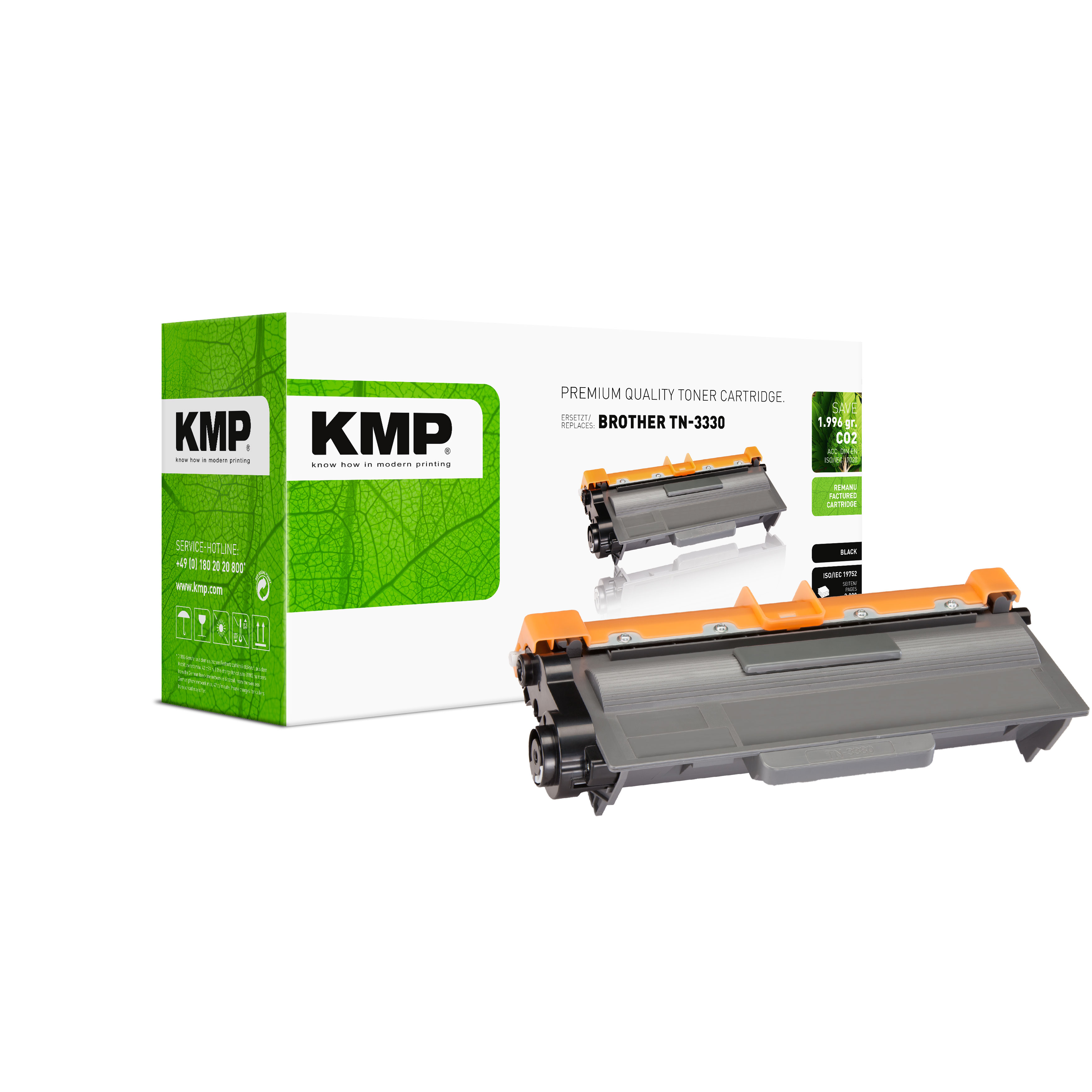 KMP B-T88 kompatibilní toner Brother TN3330, černý