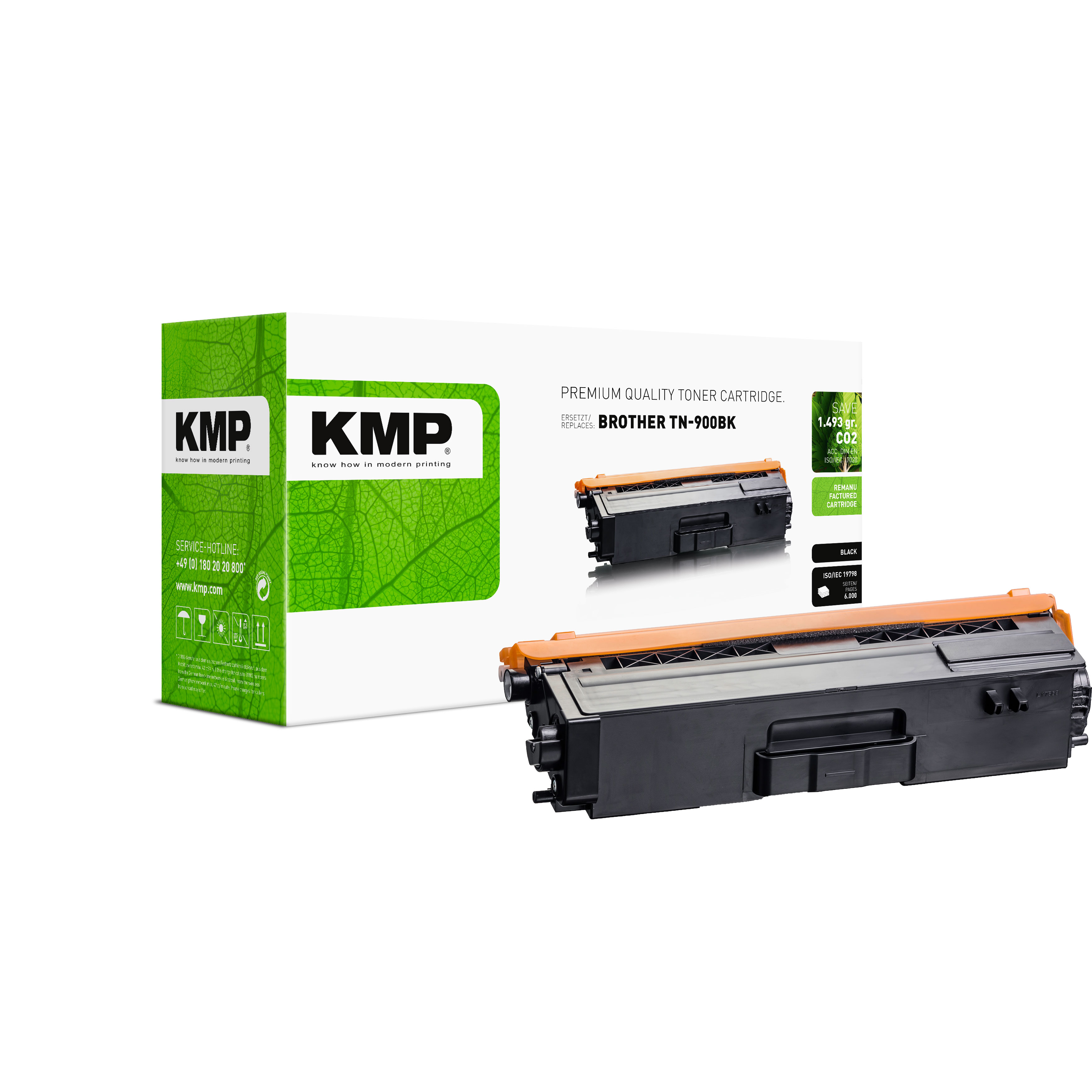 KMP B-T69 kompatibilní toner Brother TN900BK, černý