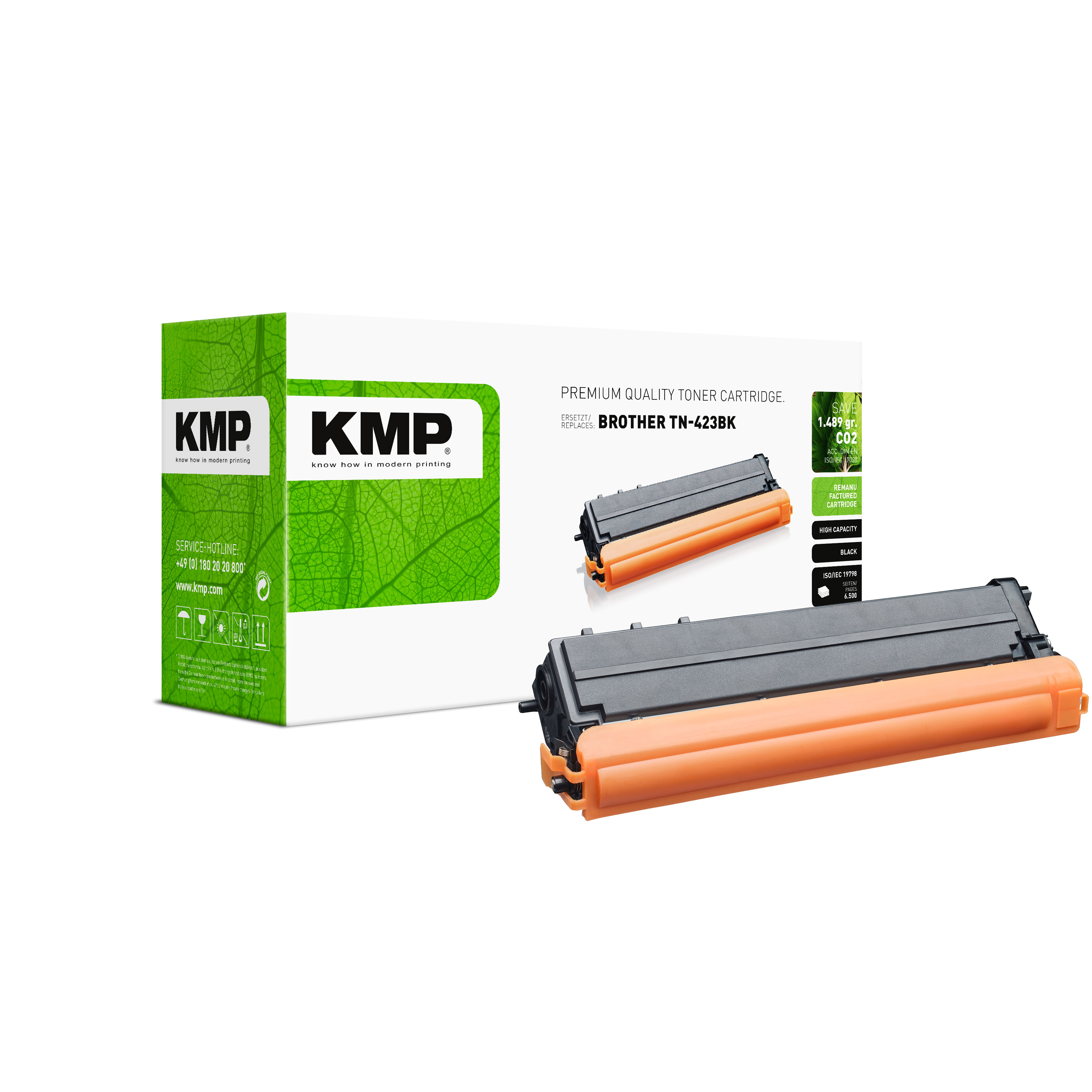 KMP B-T98X kompatibilní toner Brother TN-423BK, černý