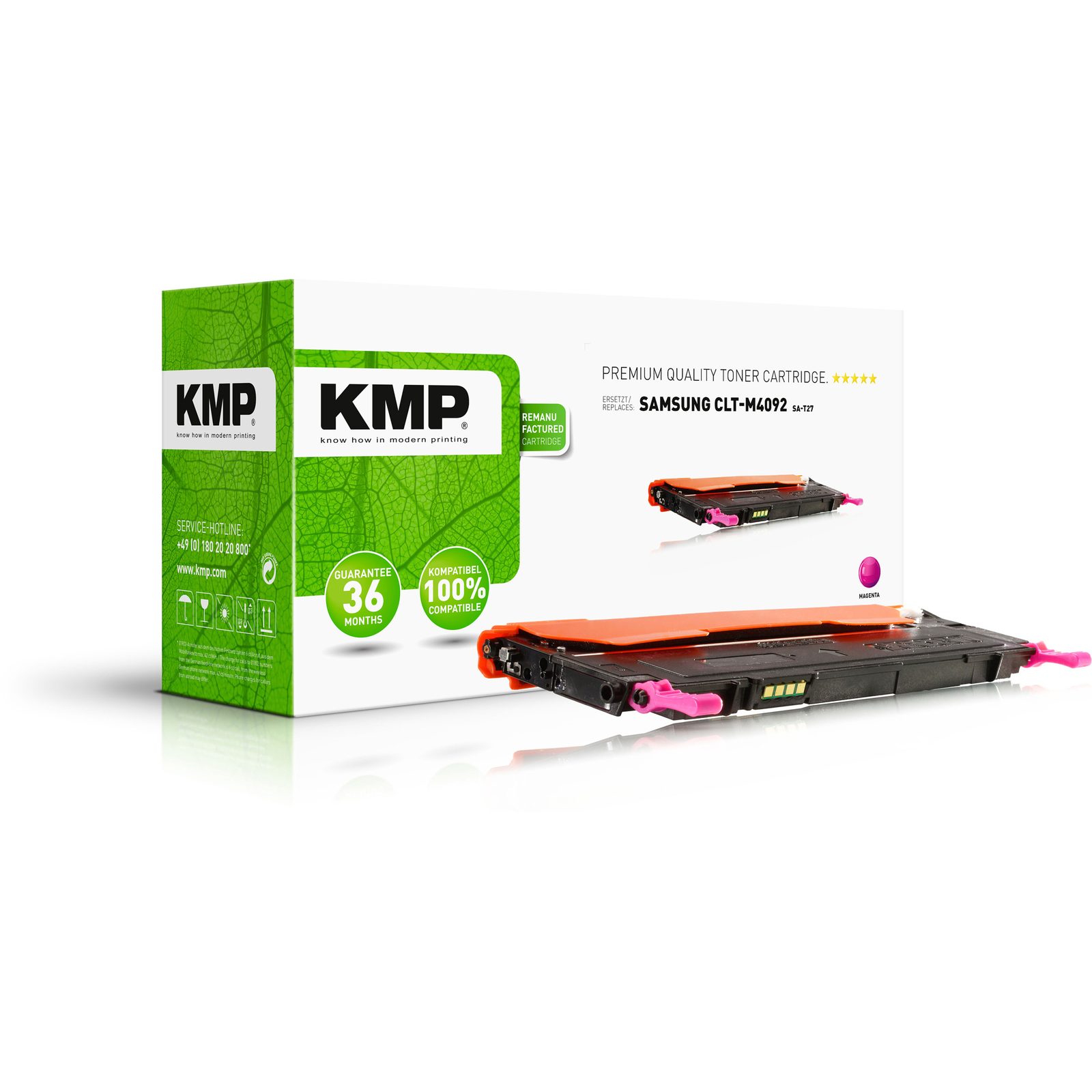 KMP SA-T27 kompatibilní toner Canon CLT-M4092, purpurový