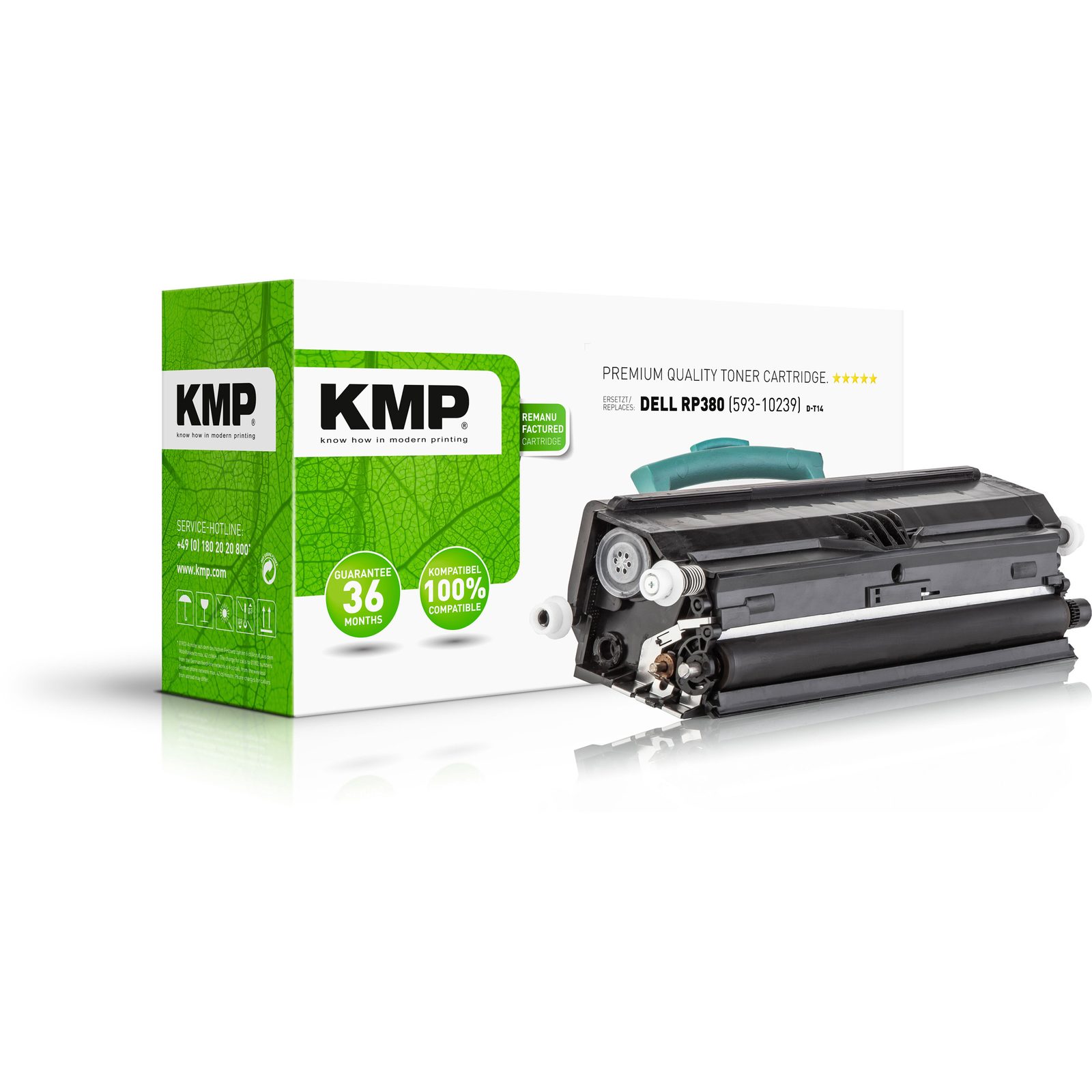 KMP D-T14 kompatibilní toner Dell RP380,(593-10239), černý