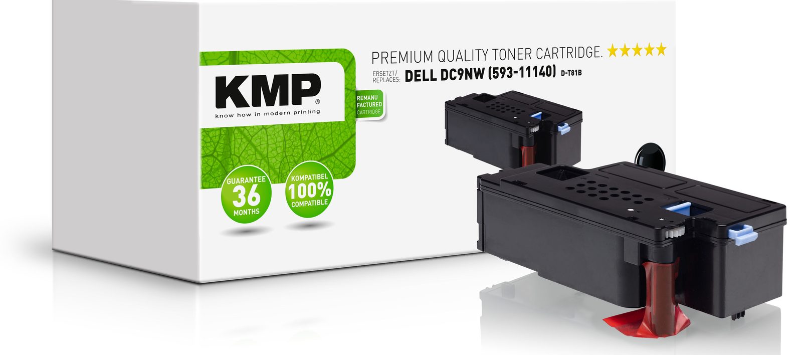 KMP D-T81B kompatibilní toner Dell DC9NW (593-11140), černý
