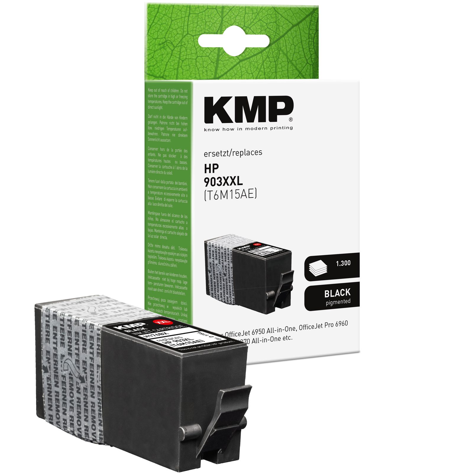 KMP H176BX inkoustová kazeta inkoustová kazeta HP 903XL (T6M15AE), černá