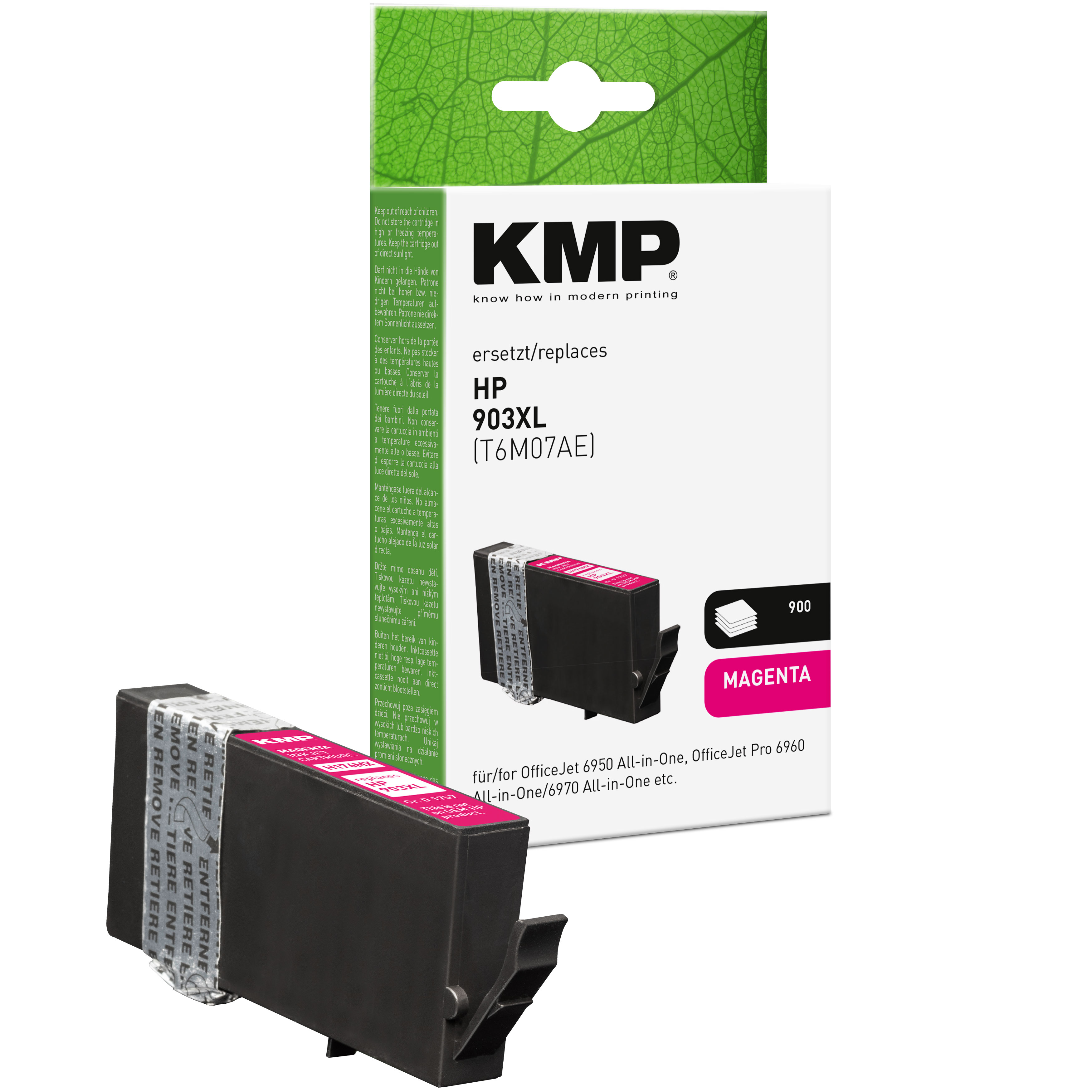 KMP H176MX inkoustová kazeta inkoustová kazeta HP 903XL (T6M07AE), purpurová