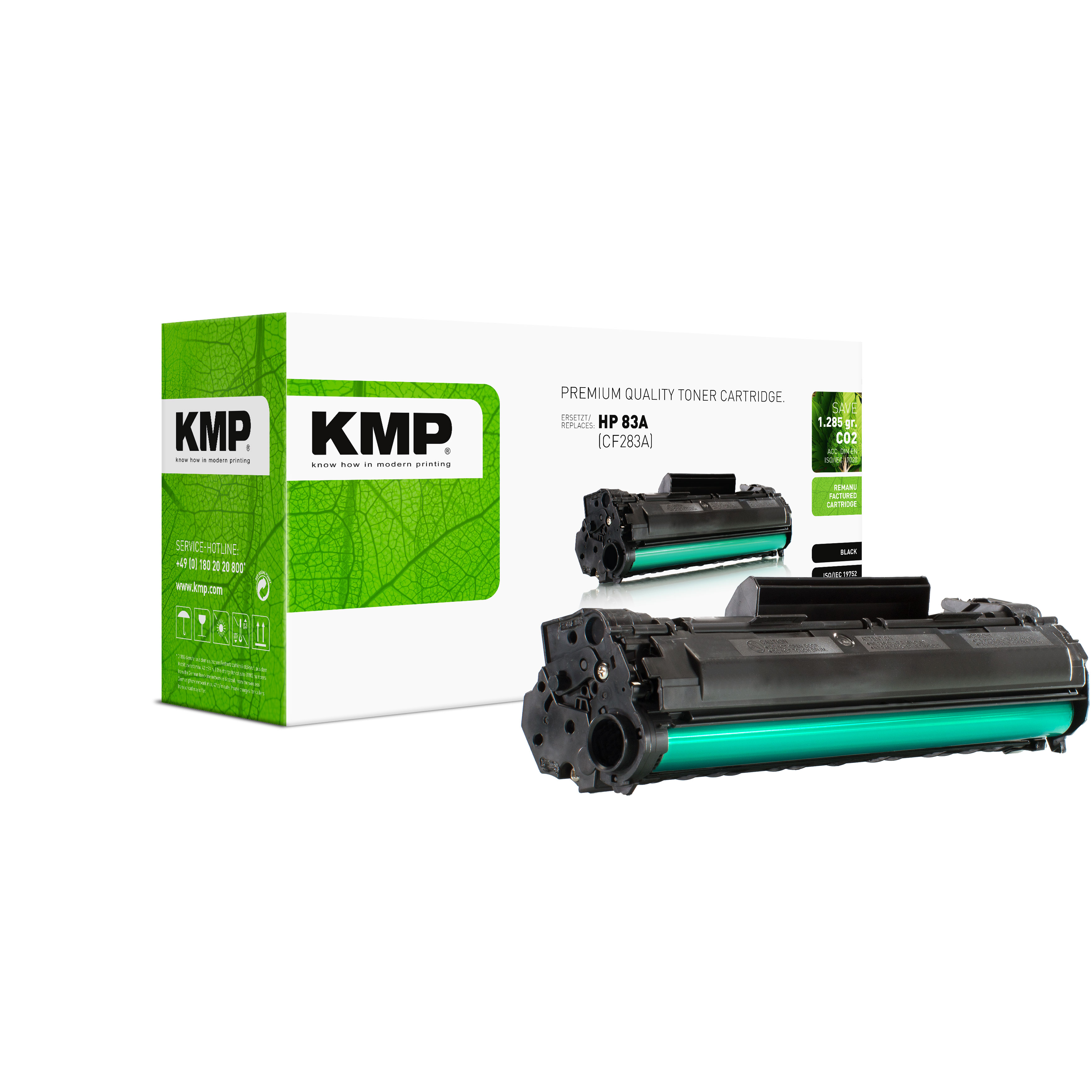 KMP H-T193 kompatibilní toner HP 83A (CF283A), černý