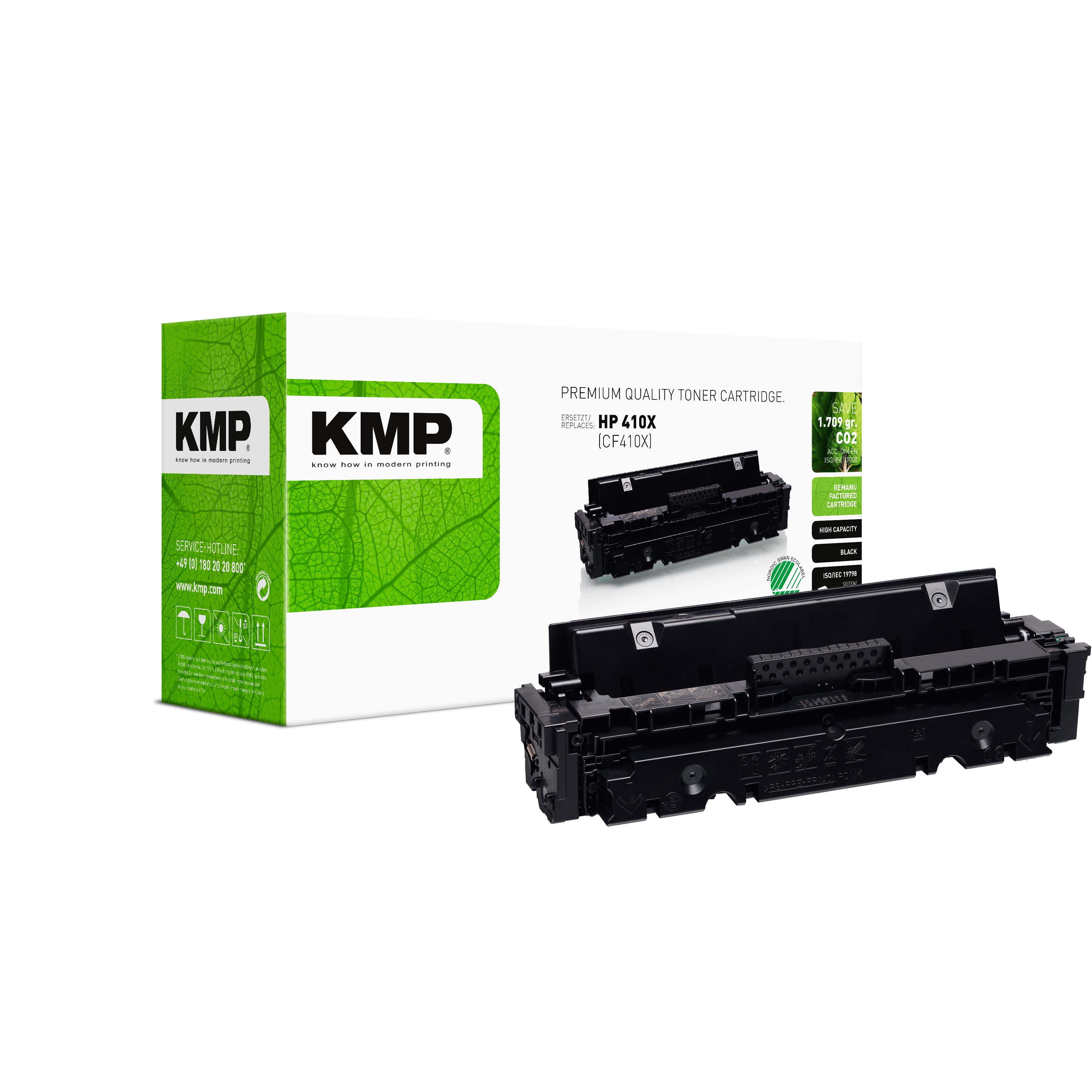 KMP H-T239X kompatibilní toner HP CF410X, černý