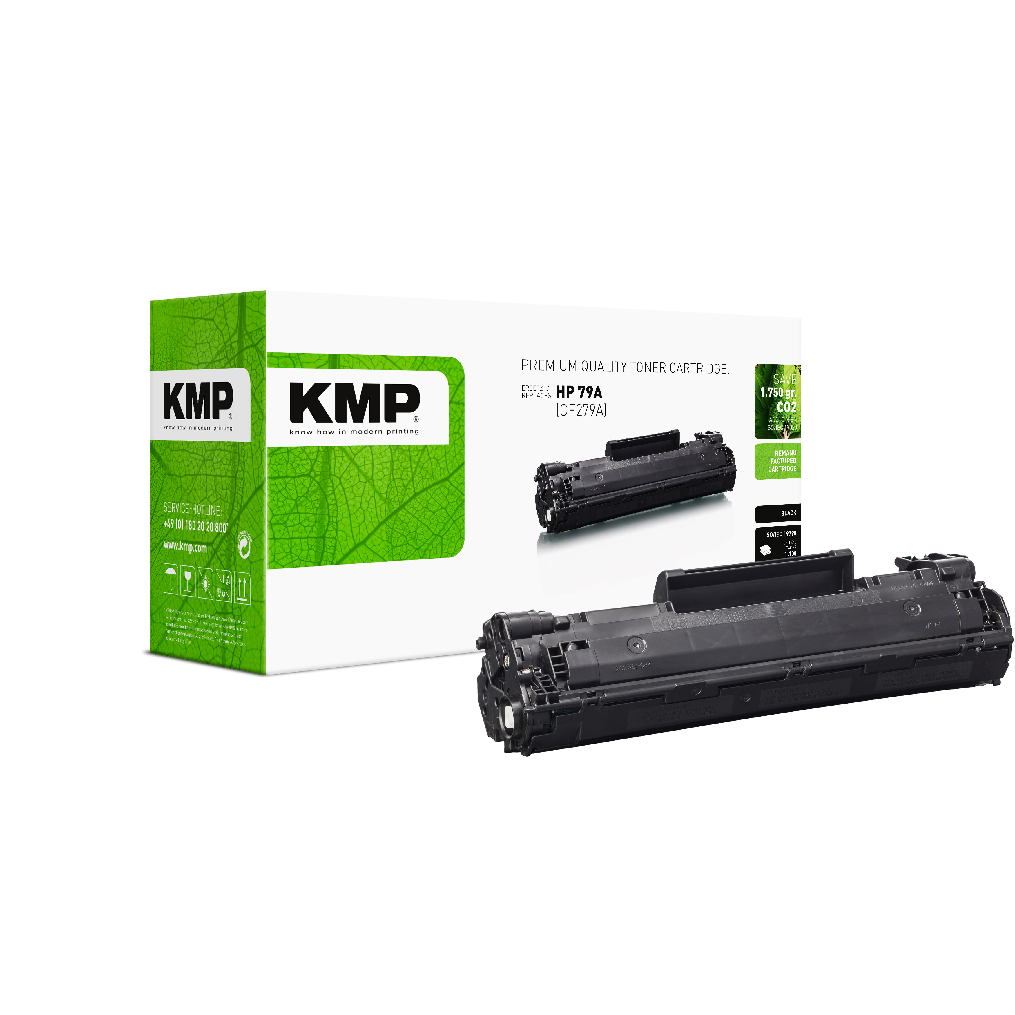KMP H-T244 kompatibilní toner HP 79A (CF279A), černý
