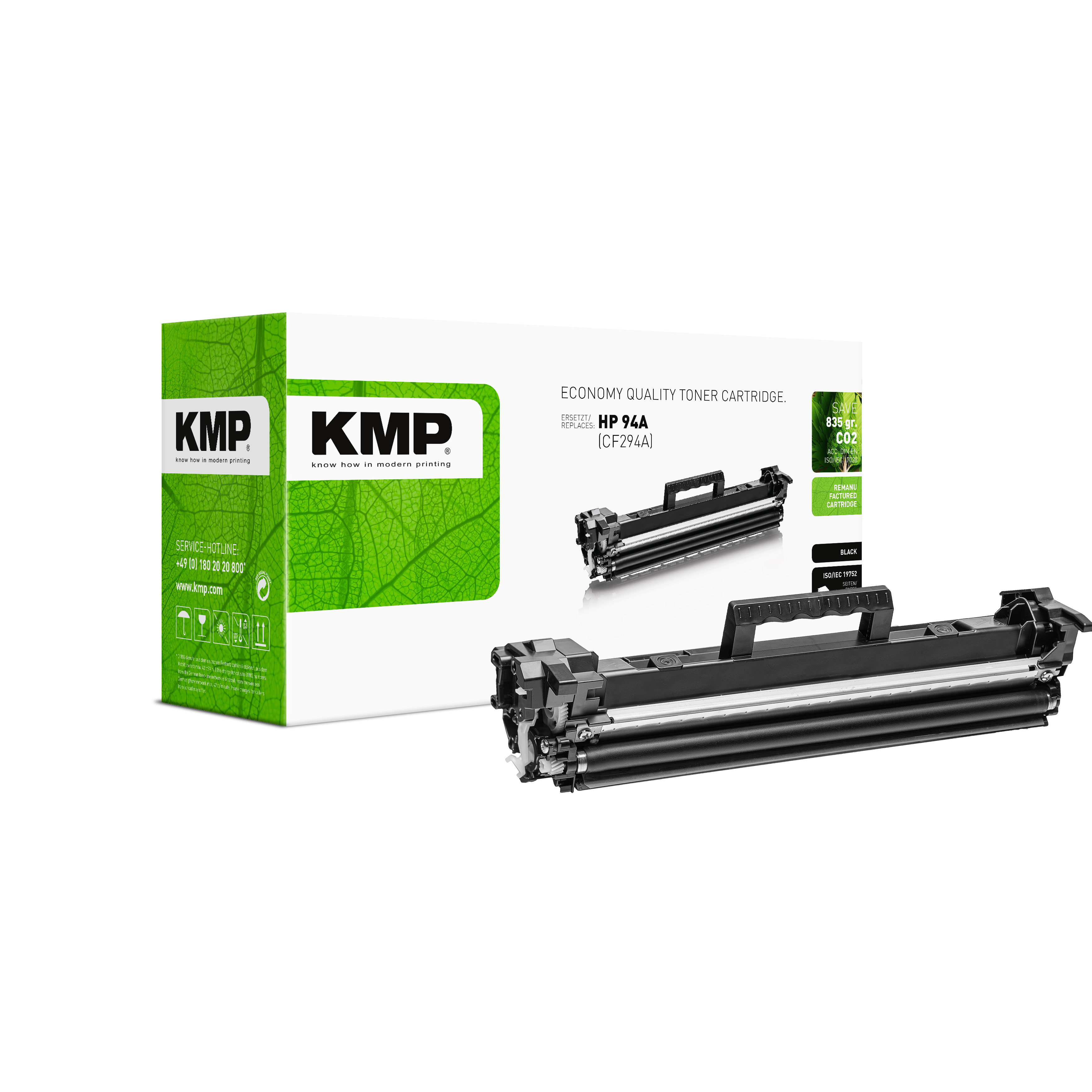 KMP H-T252 kompatibilní toner HP 94A (CF294A), černý