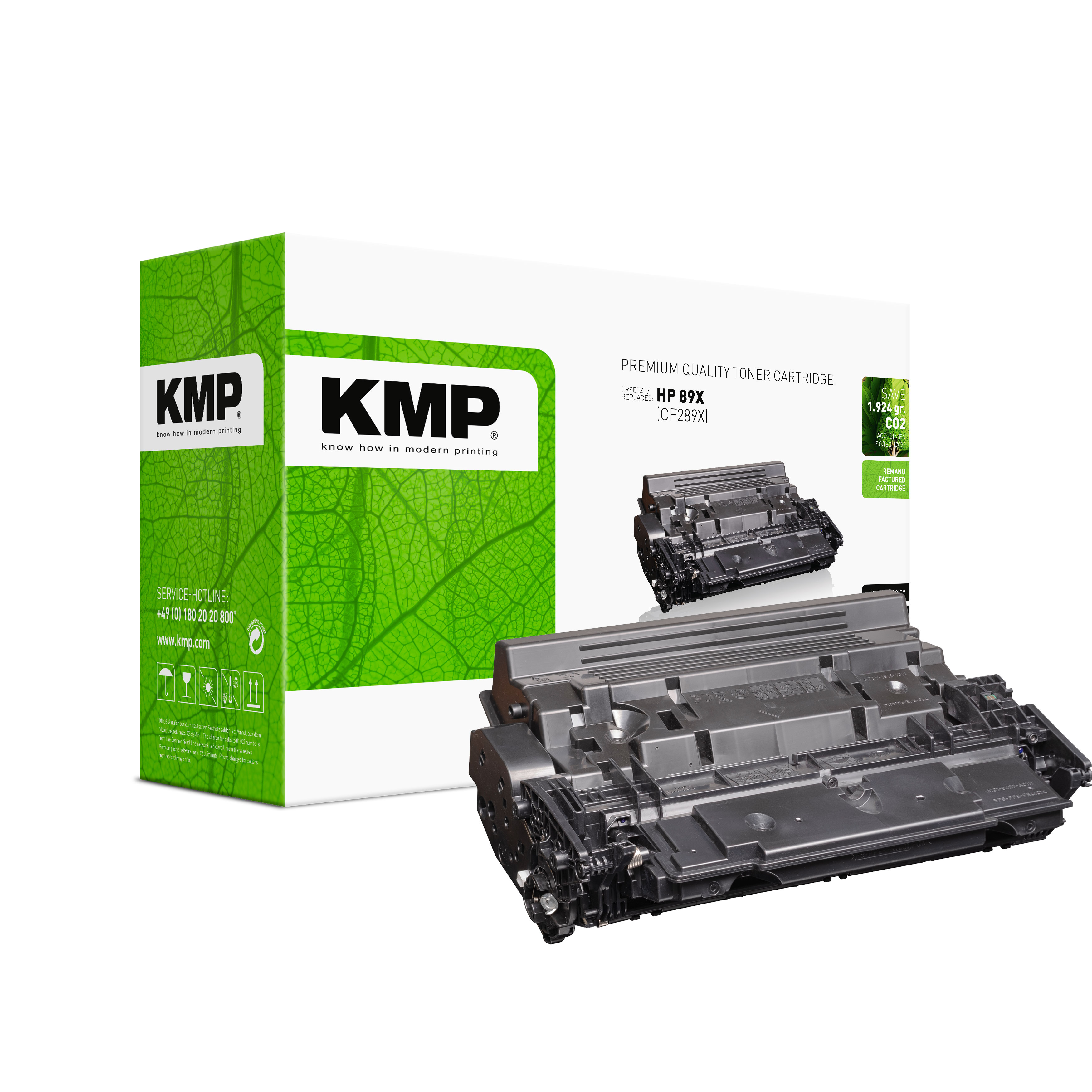 KMP H-T256X kompatibilní toner HP 89X (CF289X), černý