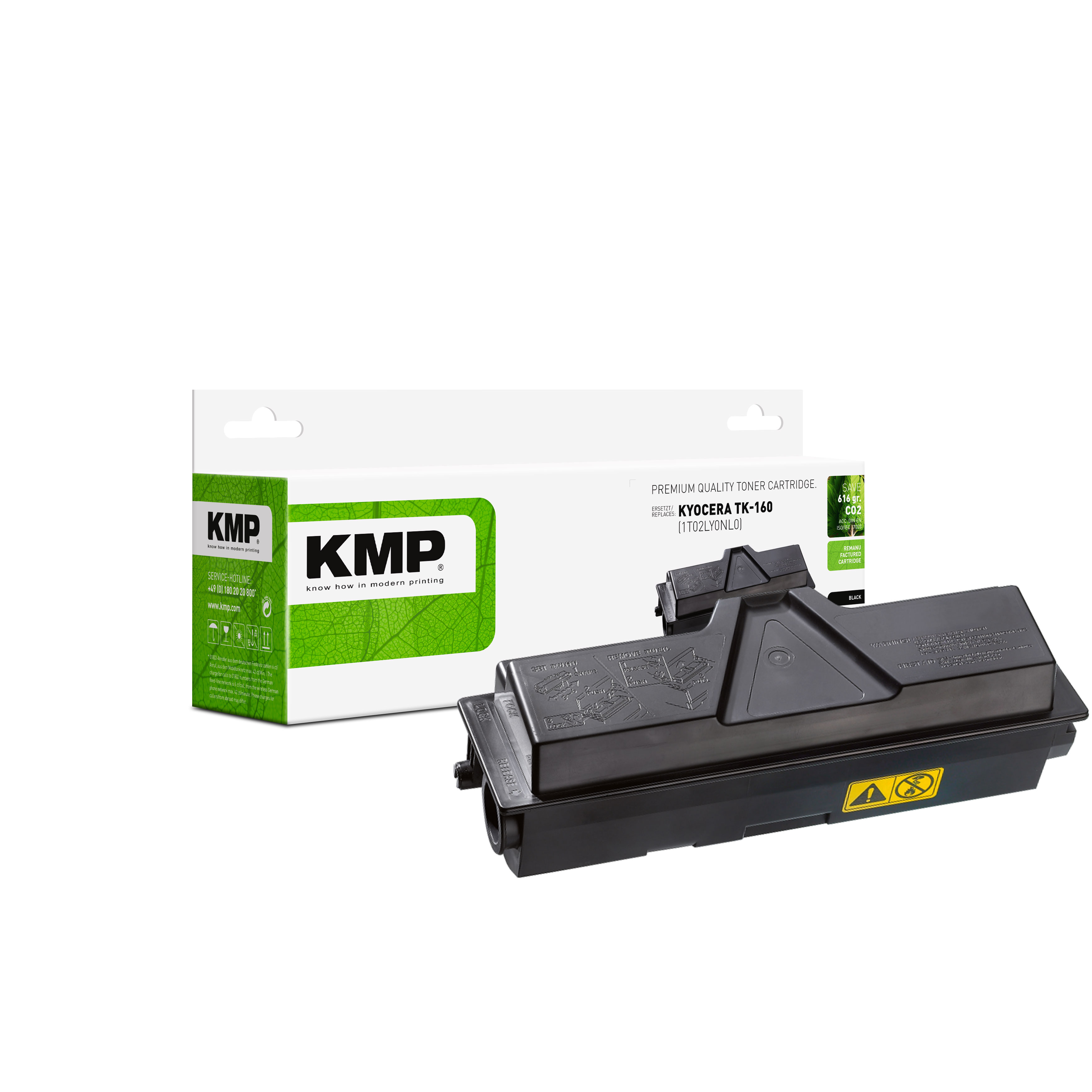 KMP K-T30 kompatibilní toner Kyocera TK160, černý