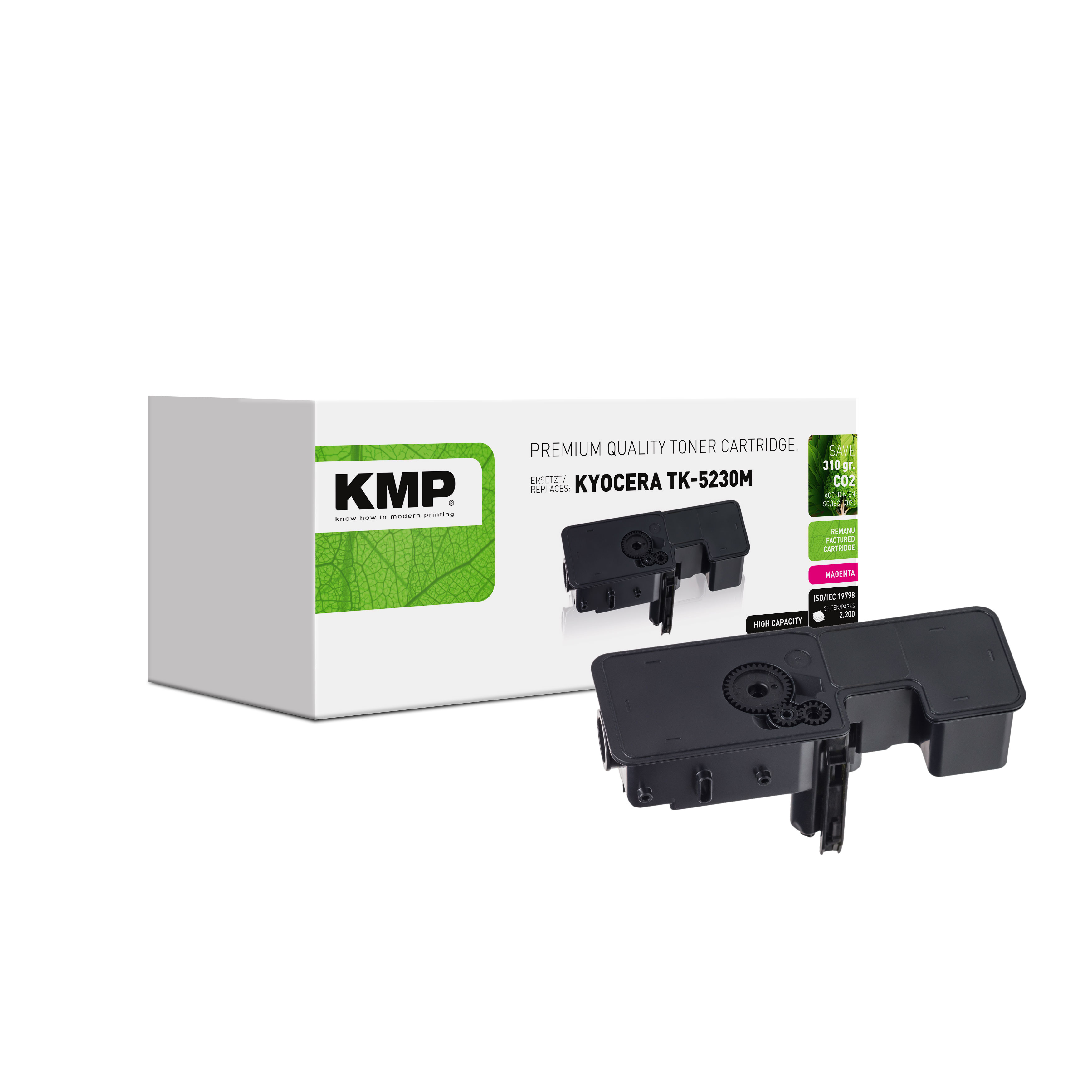 KMP K-T83MX kompatibilní toner Kyocera TK-5230M (1T02R9BNL0), purpurový