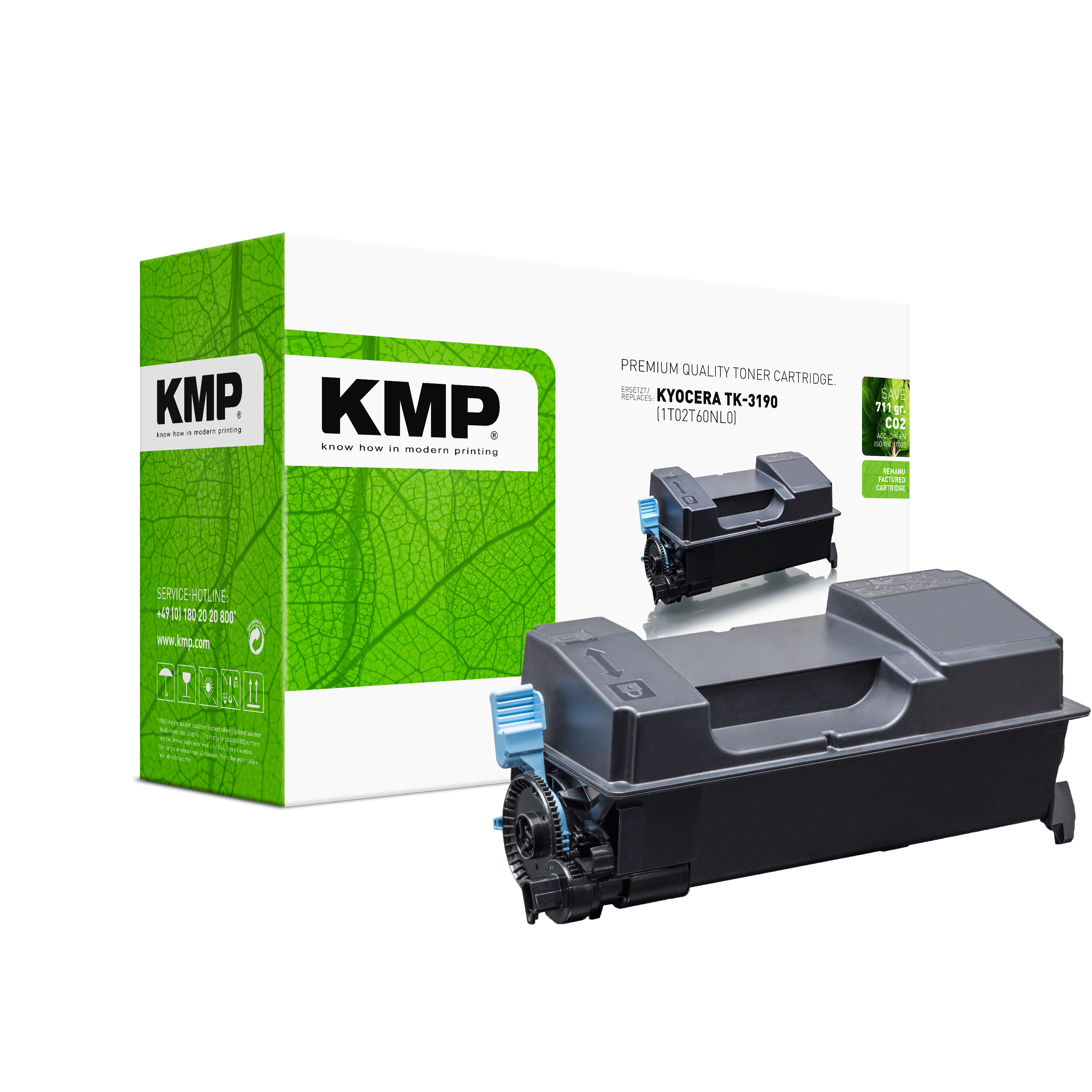 KMP K-T82 kompatibilní toner Kyocera TK-3190 (1T02T60NL0), černý