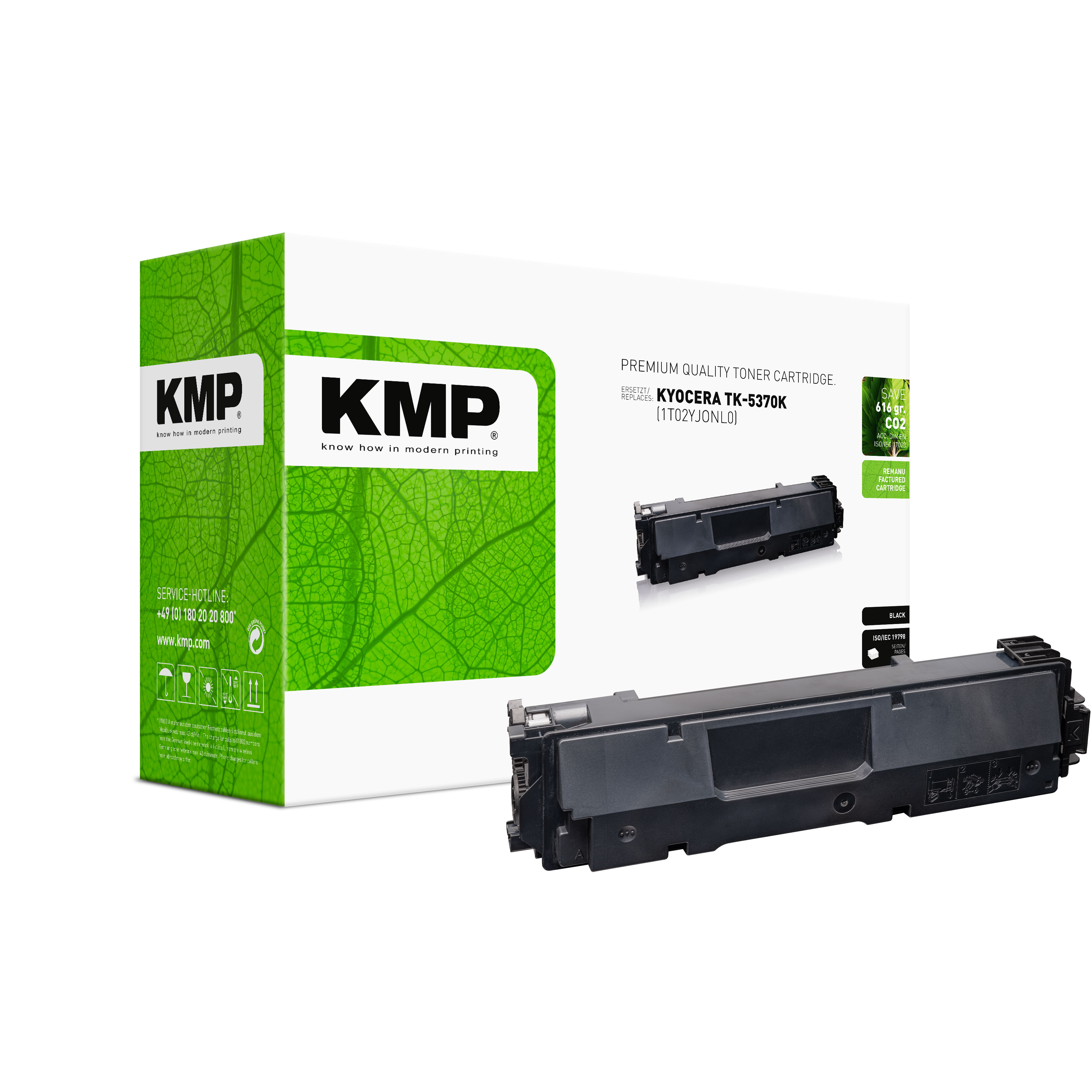 KMP K-T98 kompatibilní toner Kyocera TK-5370K (1T02YJONL0), černý