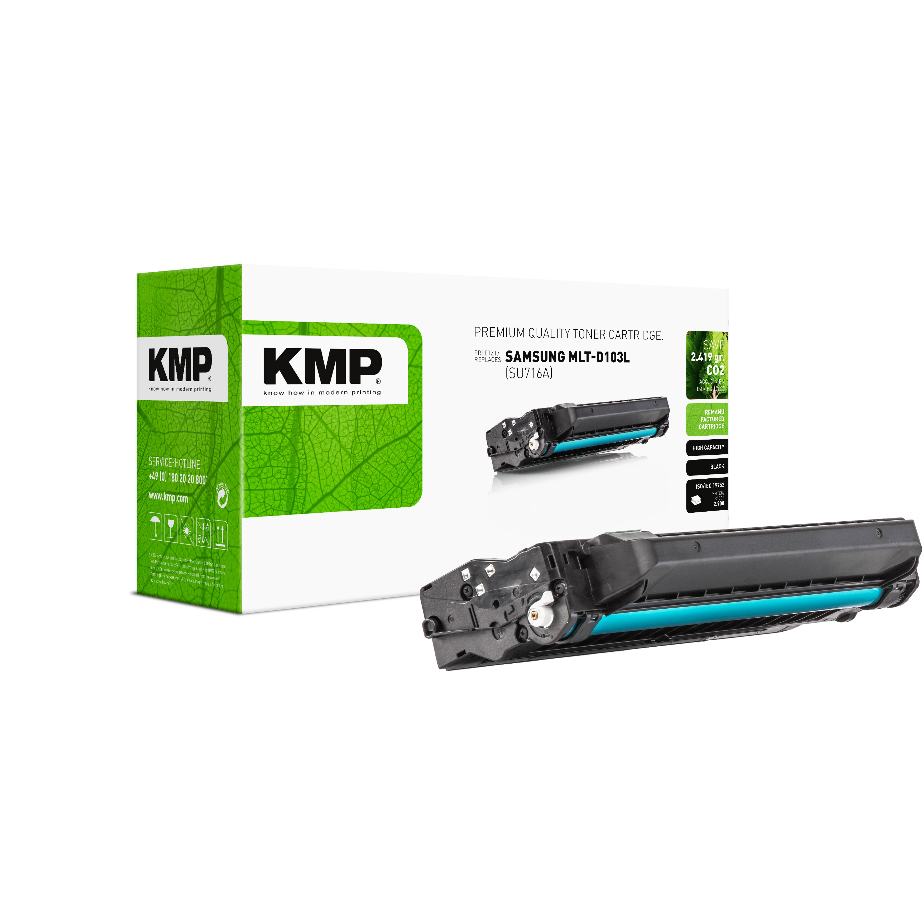 KMP SA-T47 kompatibilní toner Samsung MLT-D103L/ELS, černý