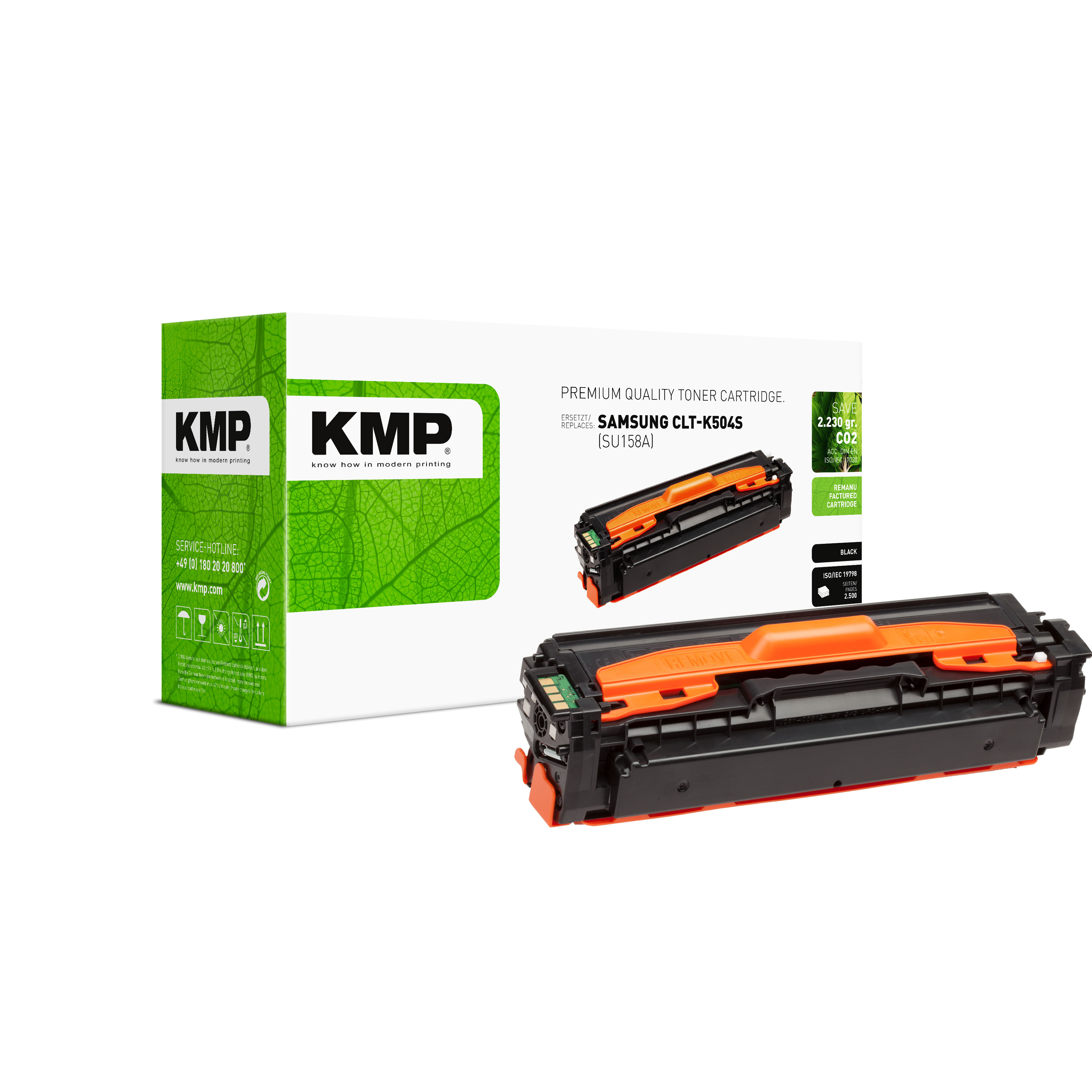 KMP SA-T57 kompatibilní toner Canon CLT-K504S, černý