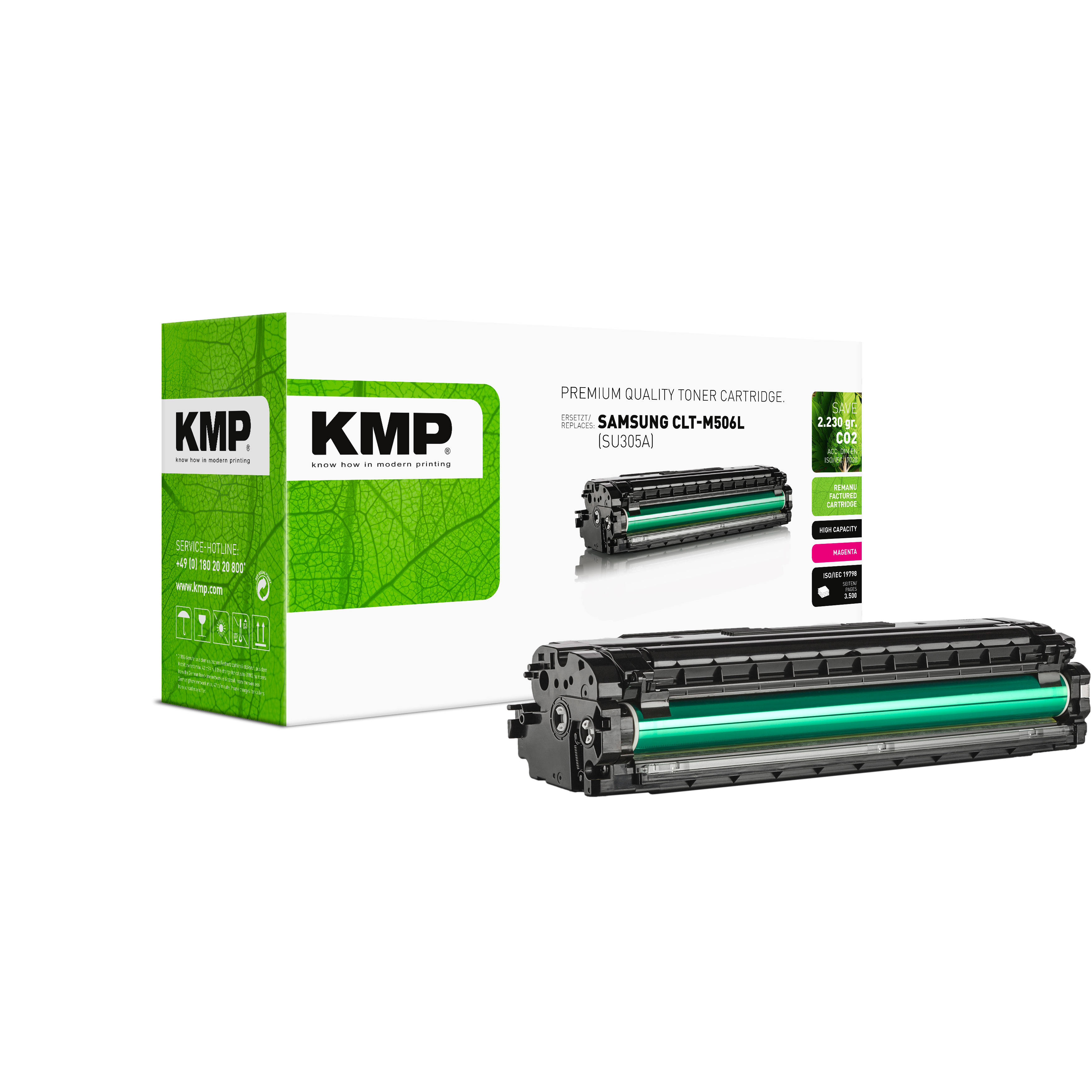 KMP SA-T66 kompatibilní toner Canon CLT-M506L, purpurový
