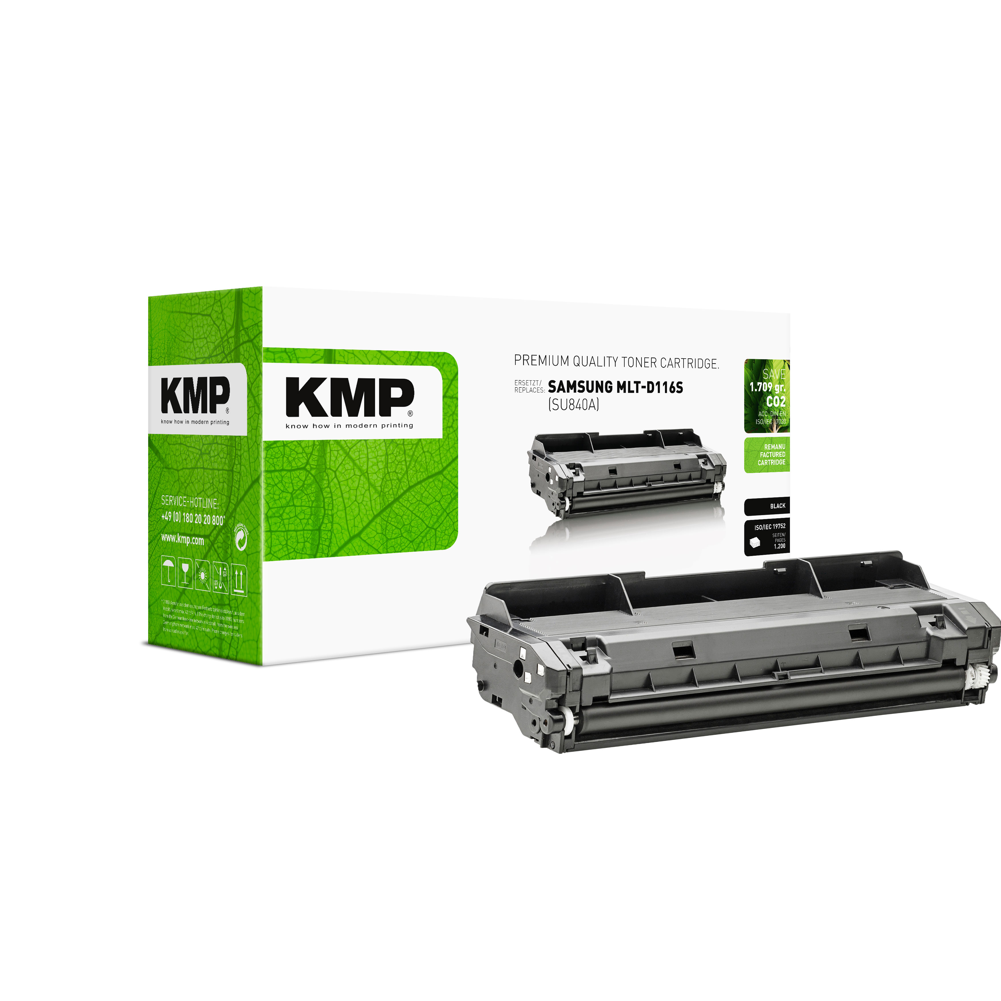 KMP SA-T84 kompatibilní toner Samsung MLT-D116S, černý