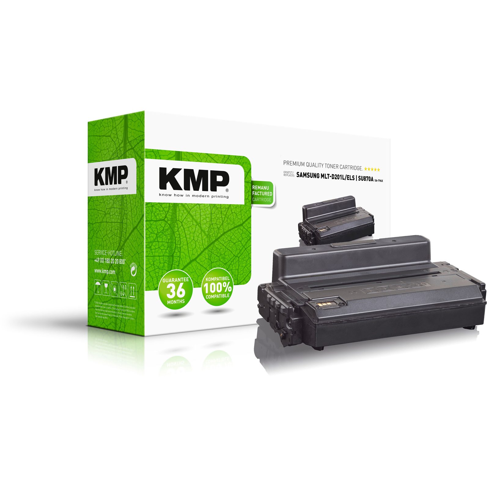 KMP SA-T96X kompatibilní toner Samsung MLT-D201L/ ELS SU870A, černý