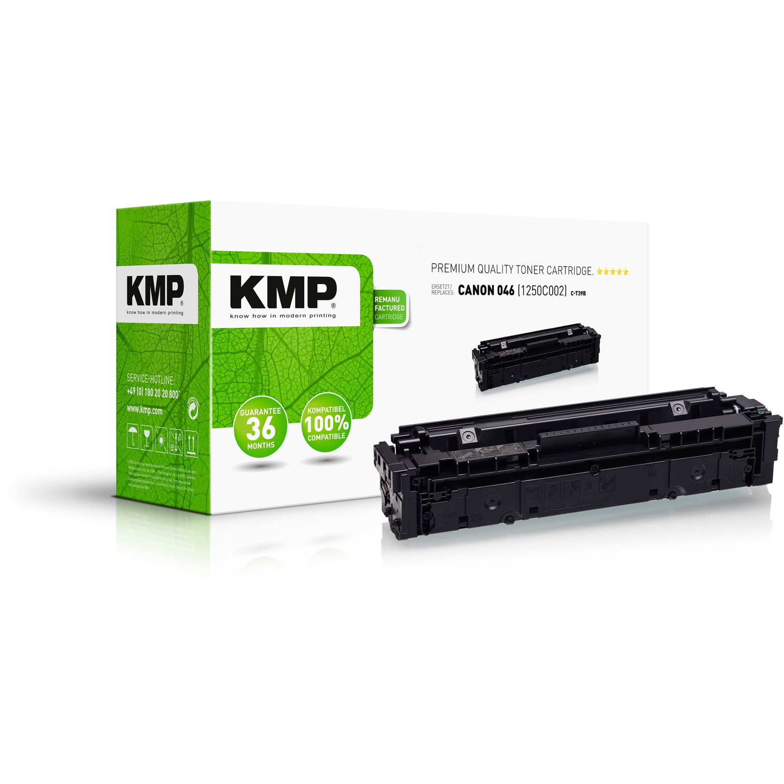 KMP C-T39B kompatibilní toner Canon 046 1250C002, černý