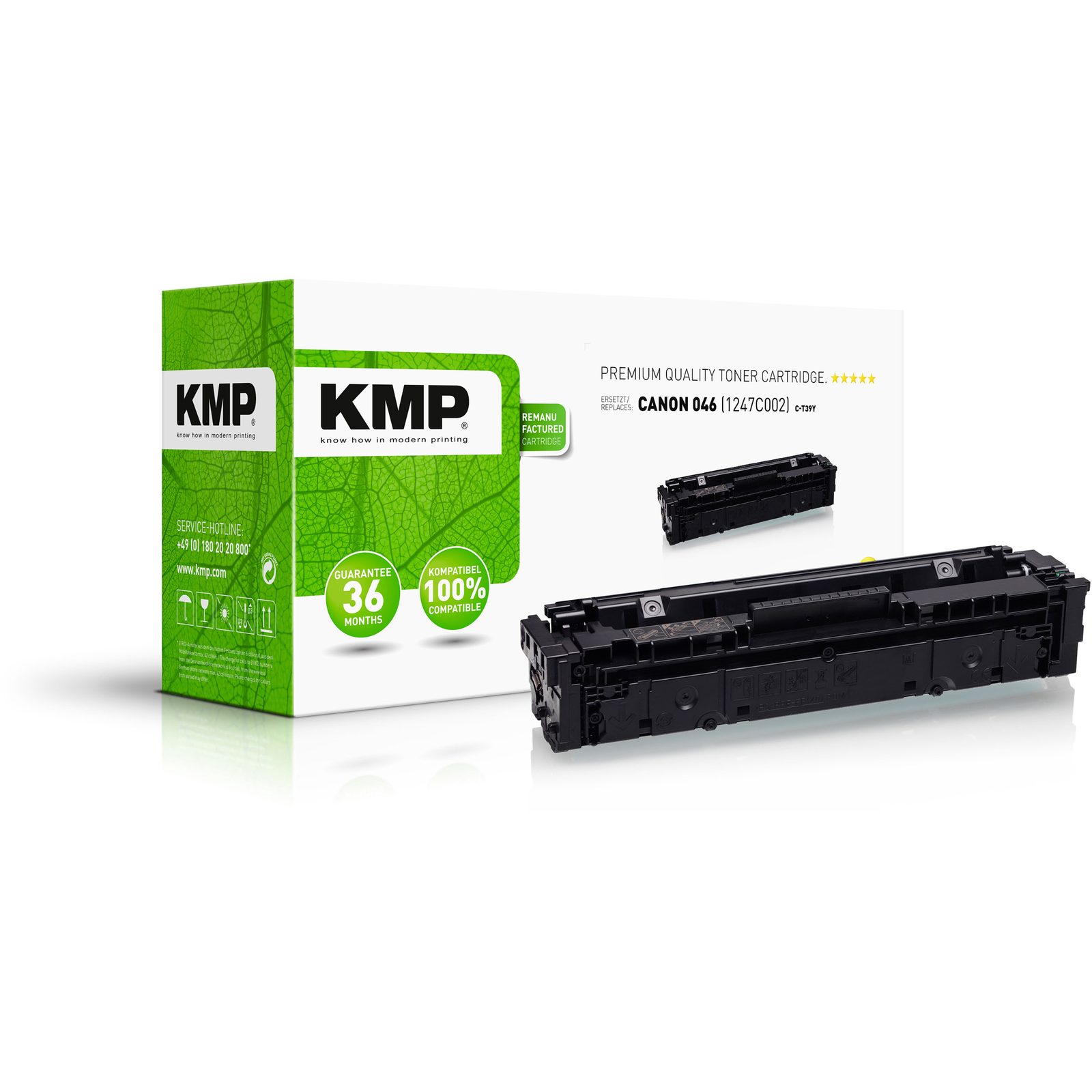 KMP C-T39Y kompatibilní toner Canon 046 1247C002, žlutý