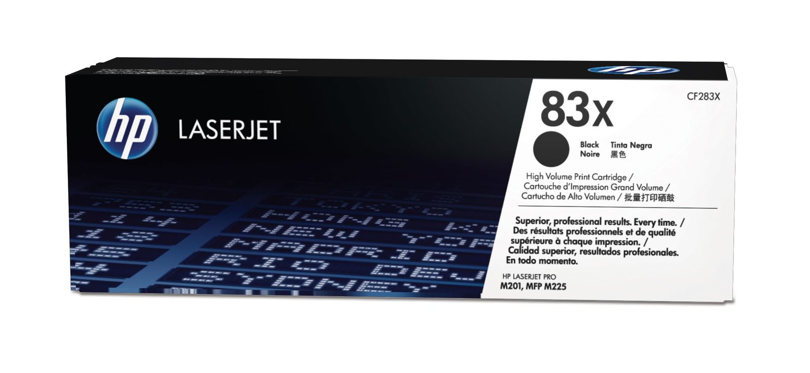 Originální toner HP 83X / CF283X, černý