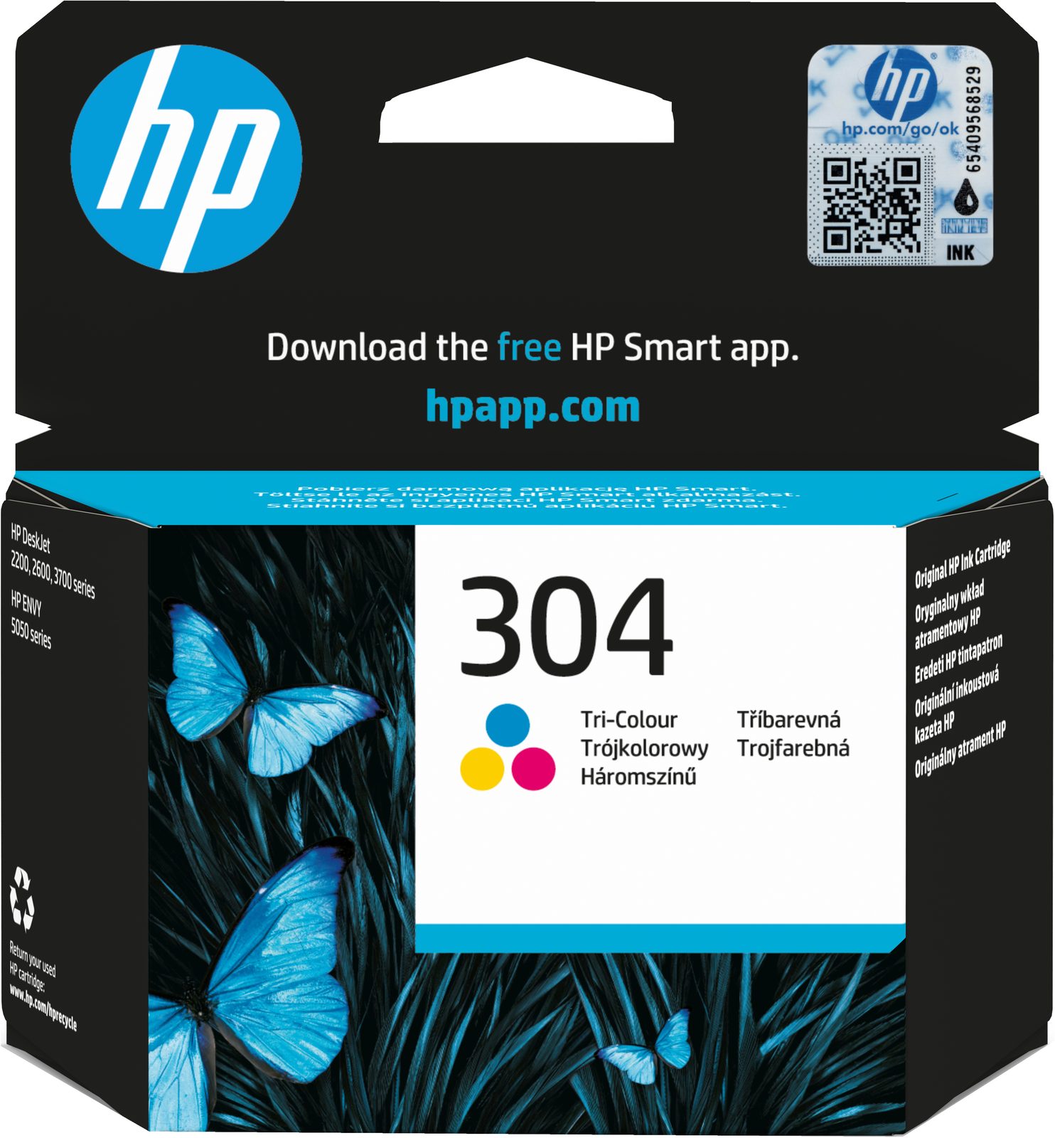 Originální inkoustová kazeta HP N9K05AE, barevná